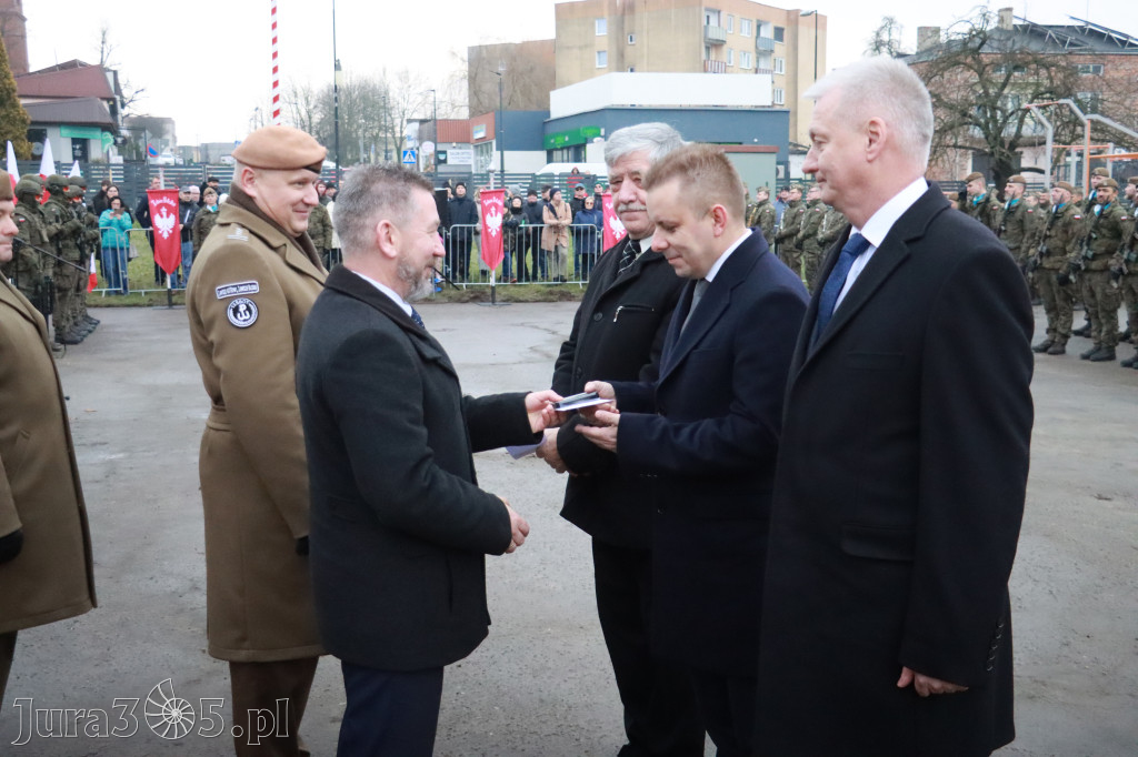 Fotorelacja: Uroczysta przysięga wojskowa 13. Śląskiej Brygady Obrony Terytorialnej w Myszkowie
