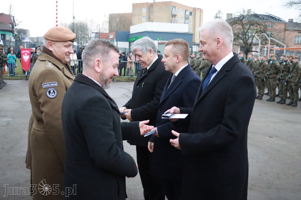 Fotorelacja: Uroczysta przysięga wojskowa 13. Śląskiej Brygady Obrony Terytorialnej w Myszkowie