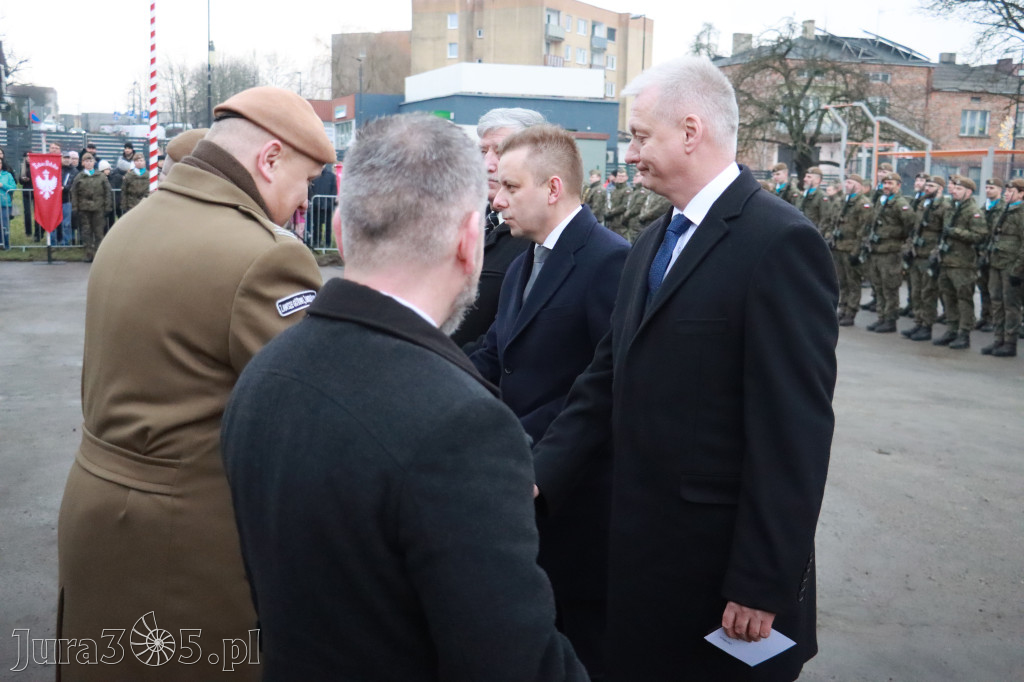 Fotorelacja: Uroczysta przysięga wojskowa 13. Śląskiej Brygady Obrony Terytorialnej w Myszkowie