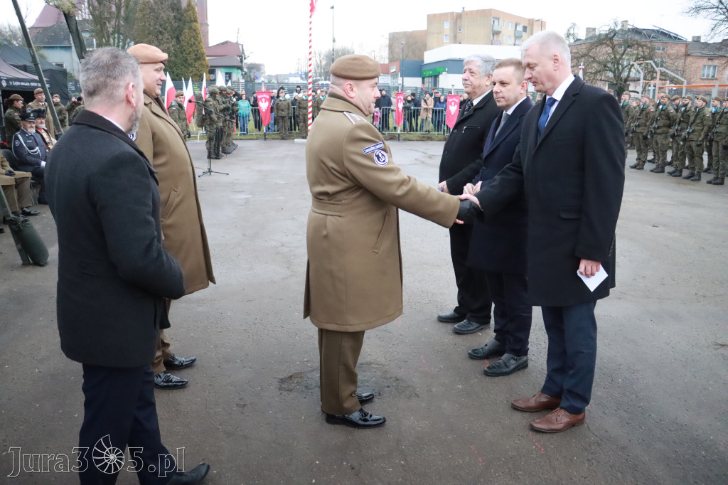 Fotorelacja: Uroczysta przysięga wojskowa 13. Śląskiej Brygady Obrony Terytorialnej w Myszkowie