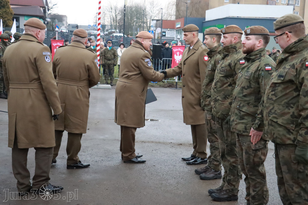 Fotorelacja: Uroczysta przysięga wojskowa 13. Śląskiej Brygady Obrony Terytorialnej w Myszkowie
