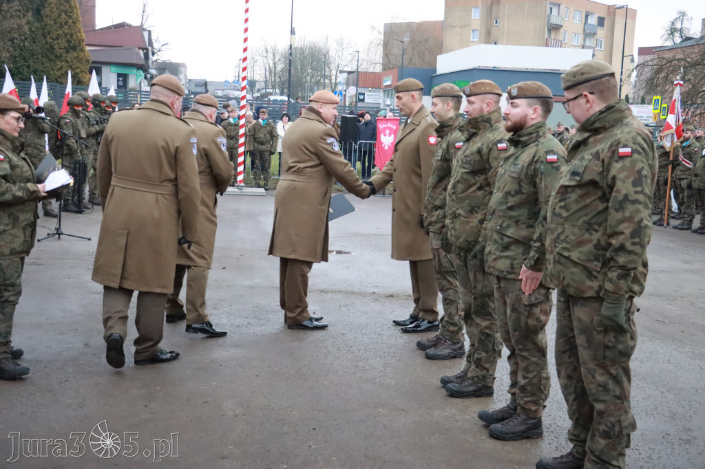 Fotorelacja: Uroczysta przysięga wojskowa 13. Śląskiej Brygady Obrony Terytorialnej w Myszkowie
