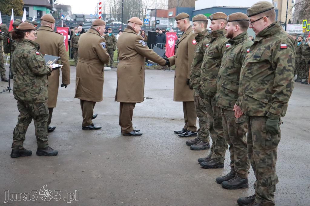 Fotorelacja: Uroczysta przysięga wojskowa 13. Śląskiej Brygady Obrony Terytorialnej w Myszkowie