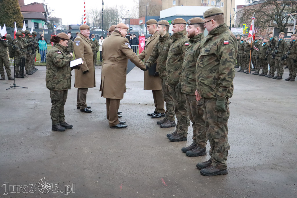 Fotorelacja: Uroczysta przysięga wojskowa 13. Śląskiej Brygady Obrony Terytorialnej w Myszkowie