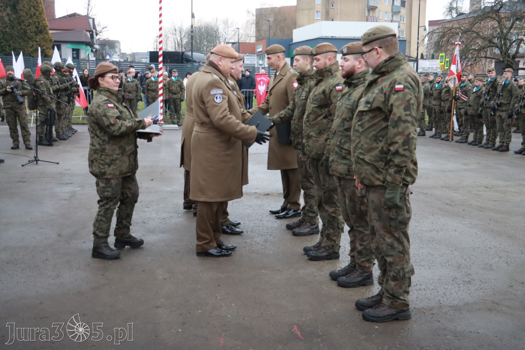 Fotorelacja: Uroczysta przysięga wojskowa 13. Śląskiej Brygady Obrony Terytorialnej w Myszkowie