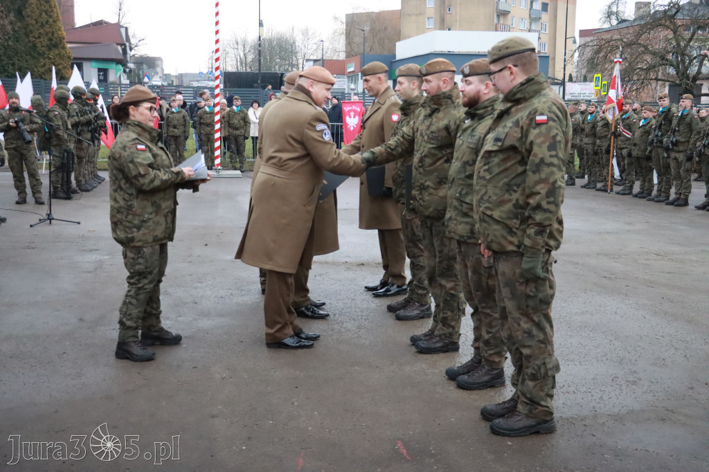 Fotorelacja: Uroczysta przysięga wojskowa 13. Śląskiej Brygady Obrony Terytorialnej w Myszkowie