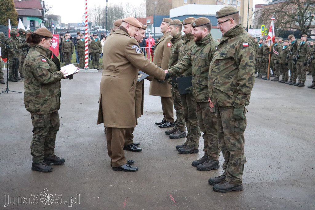 Fotorelacja: Uroczysta przysięga wojskowa 13. Śląskiej Brygady Obrony Terytorialnej w Myszkowie