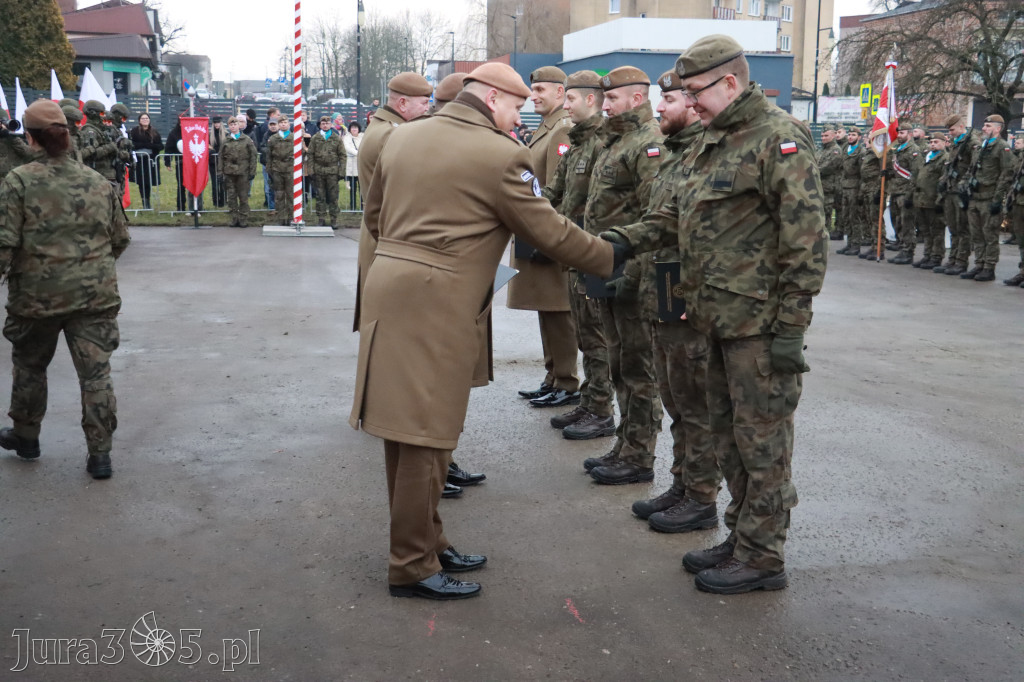 Fotorelacja: Uroczysta przysięga wojskowa 13. Śląskiej Brygady Obrony Terytorialnej w Myszkowie