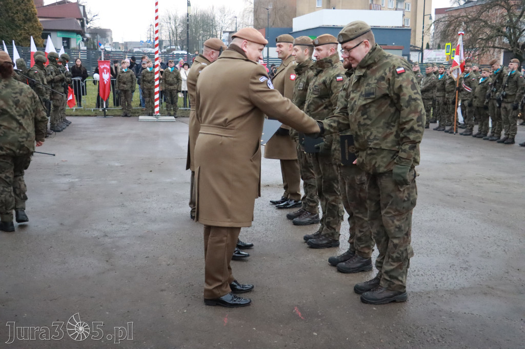 Fotorelacja: Uroczysta przysięga wojskowa 13. Śląskiej Brygady Obrony Terytorialnej w Myszkowie