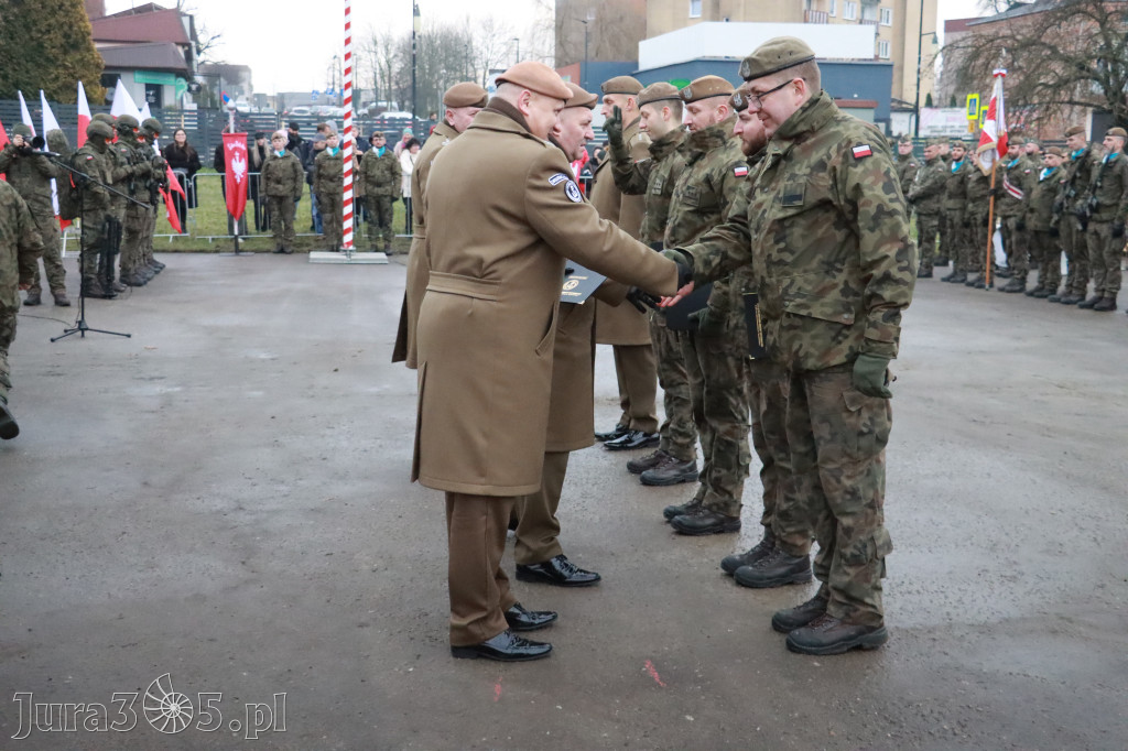 Fotorelacja: Uroczysta przysięga wojskowa 13. Śląskiej Brygady Obrony Terytorialnej w Myszkowie