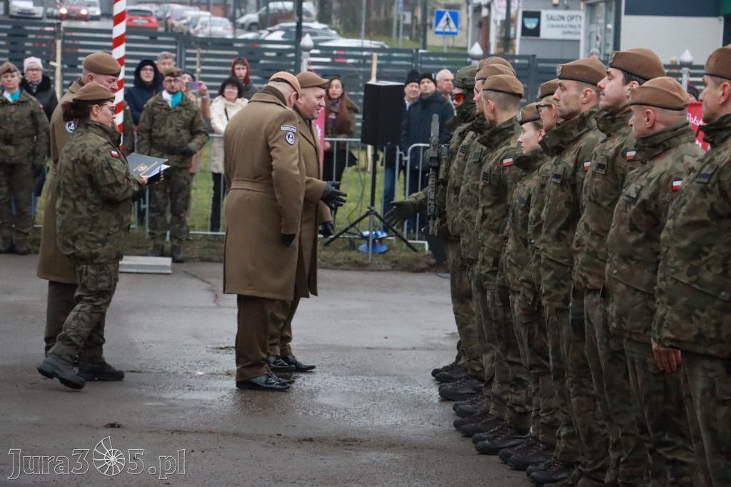 Fotorelacja: Uroczysta przysięga wojskowa 13. Śląskiej Brygady Obrony Terytorialnej w Myszkowie