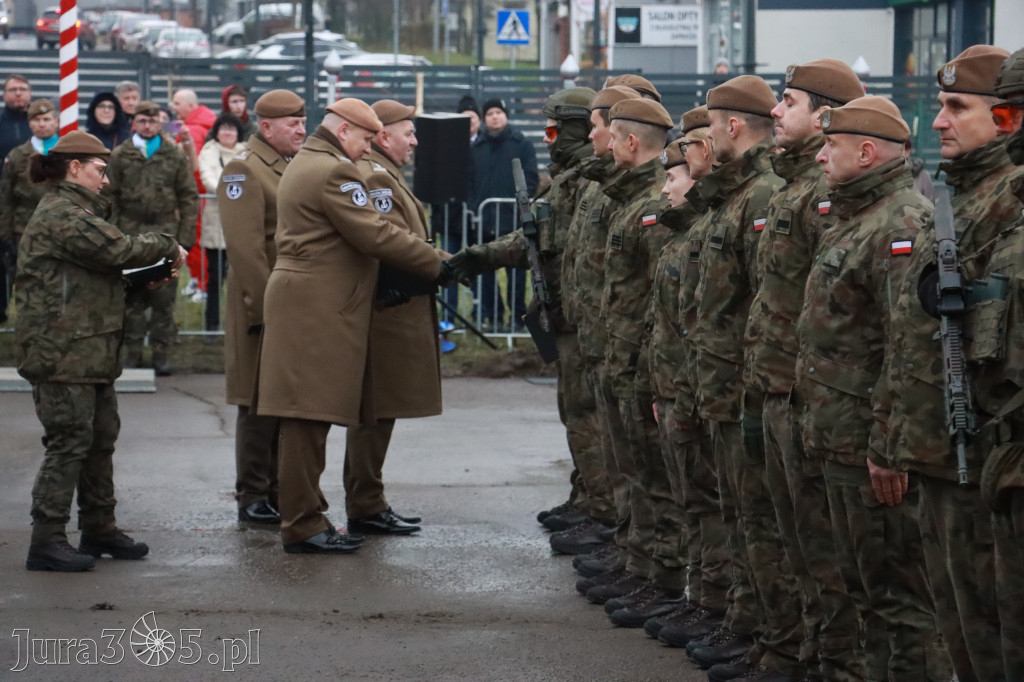 Fotorelacja: Uroczysta przysięga wojskowa 13. Śląskiej Brygady Obrony Terytorialnej w Myszkowie