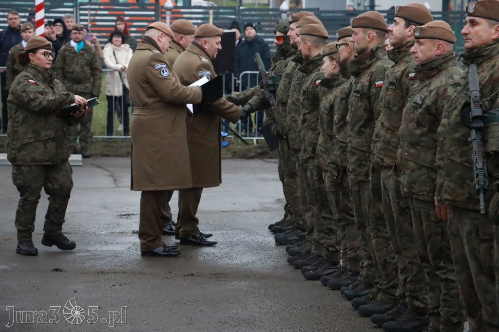 Fotorelacja: Uroczysta przysięga wojskowa 13. Śląskiej Brygady Obrony Terytorialnej w Myszkowie