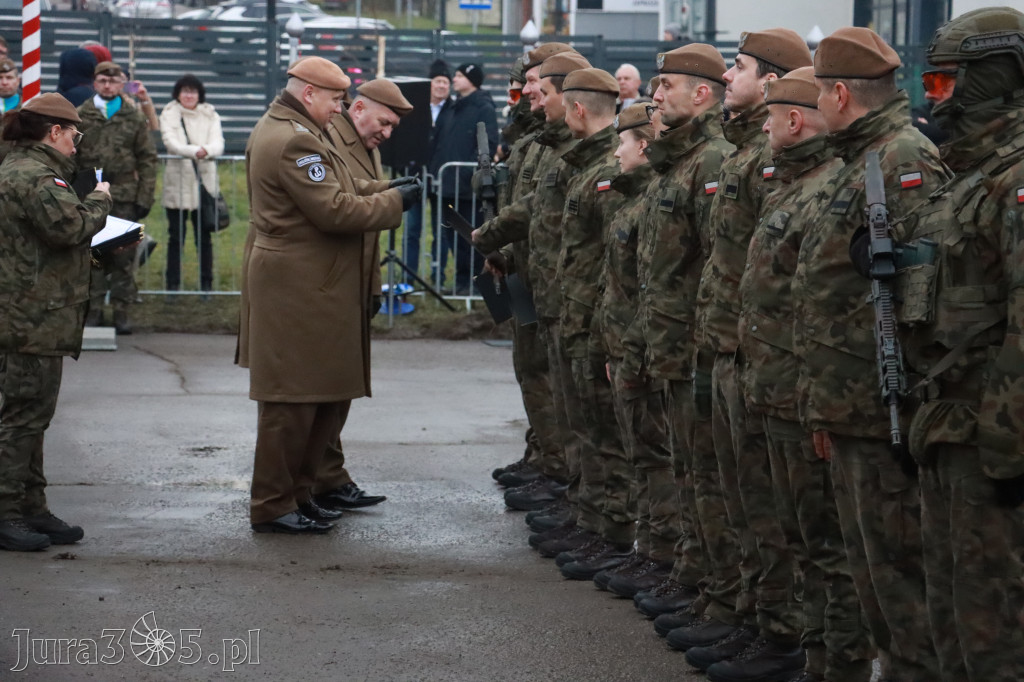 Fotorelacja: Uroczysta przysięga wojskowa 13. Śląskiej Brygady Obrony Terytorialnej w Myszkowie