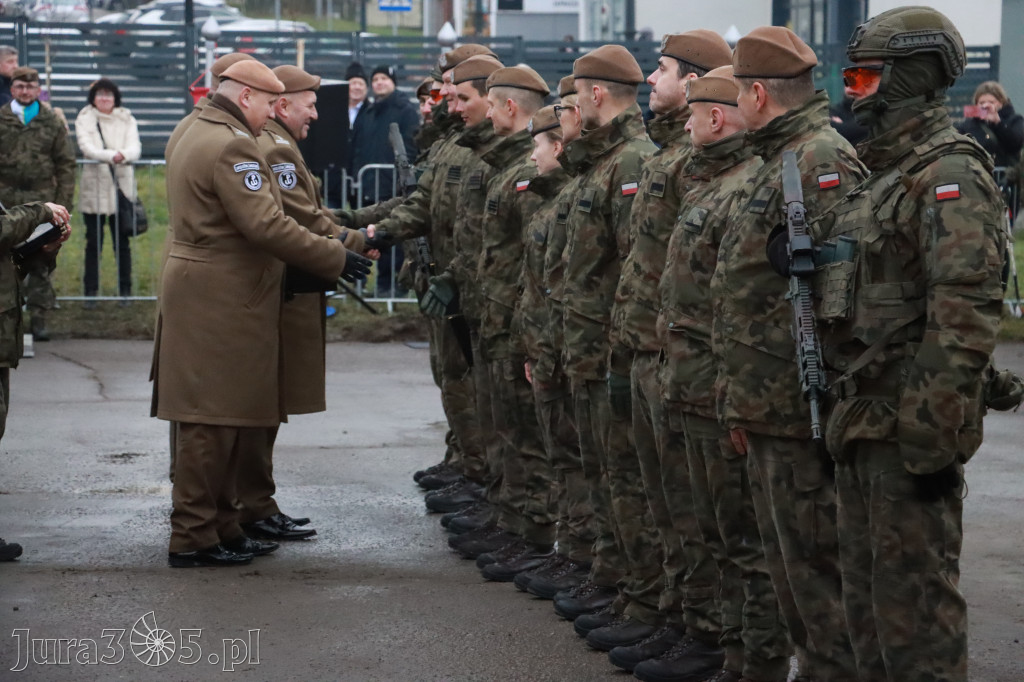 Fotorelacja: Uroczysta przysięga wojskowa 13. Śląskiej Brygady Obrony Terytorialnej w Myszkowie