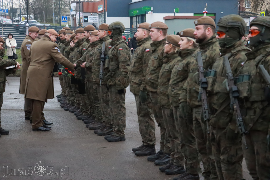 Fotorelacja: Defilada 13. Śląskiej Brygady Obrony Terytorialnej w Myszkowie