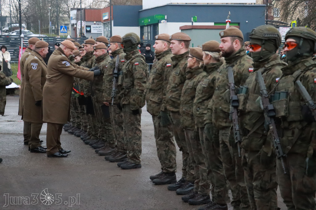 Fotorelacja: Defilada 13. Śląskiej Brygady Obrony Terytorialnej w Myszkowie