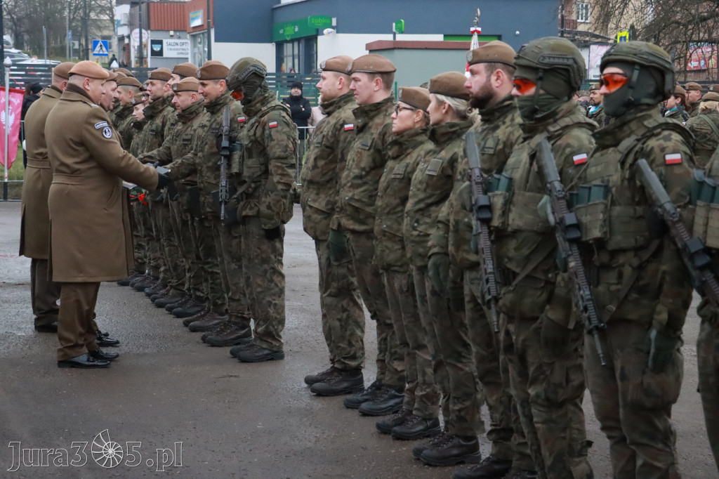 Fotorelacja: Defilada 13. Śląskiej Brygady Obrony Terytorialnej w Myszkowie