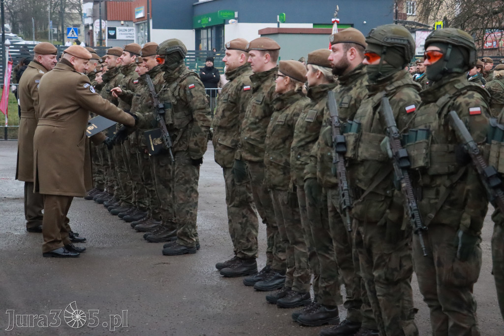 Fotorelacja: Defilada 13. Śląskiej Brygady Obrony Terytorialnej w Myszkowie
