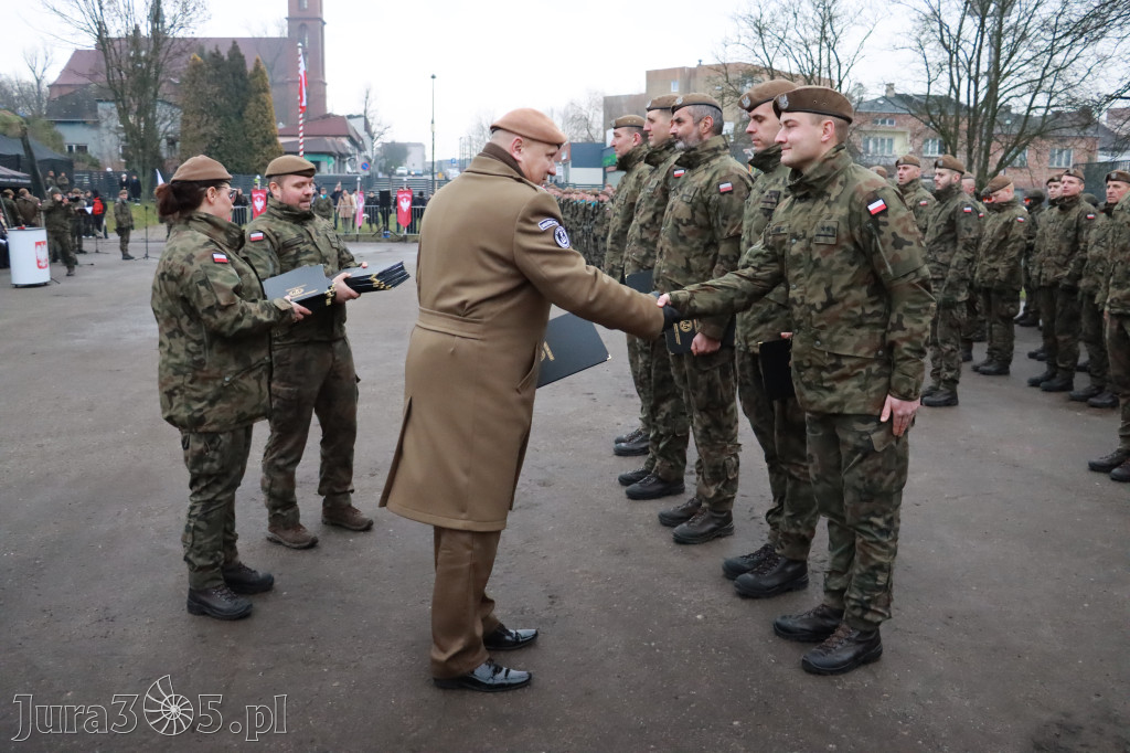 Fotorelacja: Defilada 13. Śląskiej Brygady Obrony Terytorialnej w Myszkowie