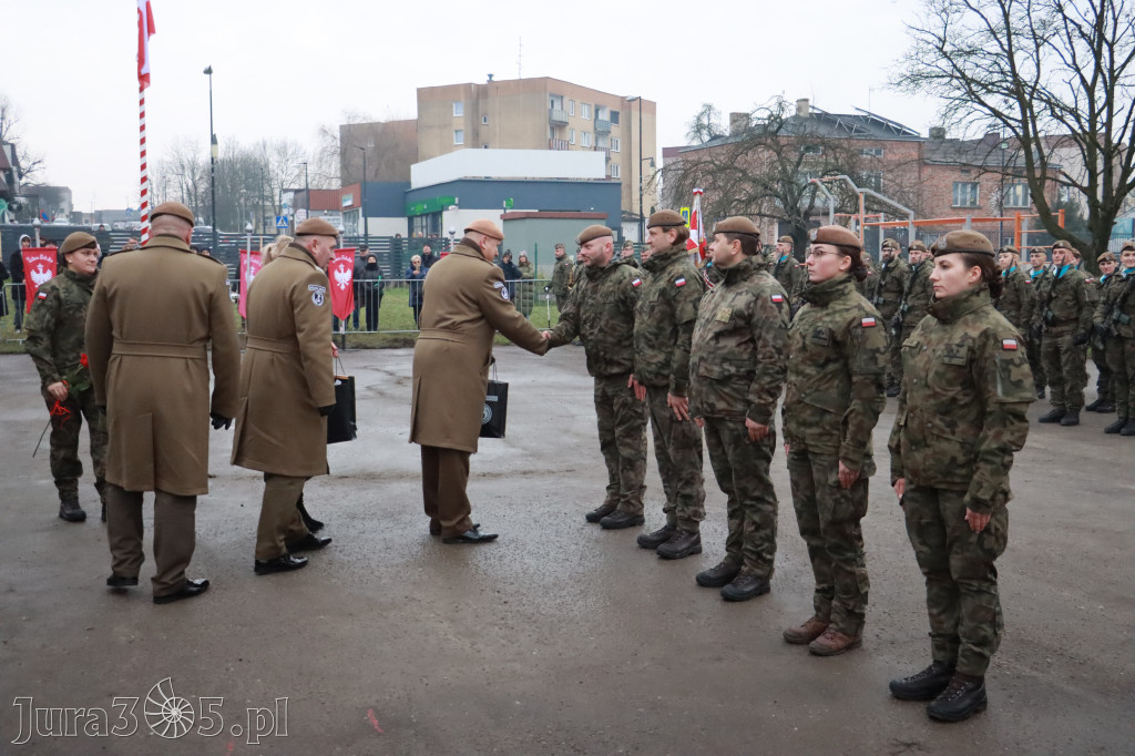 Fotorelacja: Defilada 13. Śląskiej Brygady Obrony Terytorialnej w Myszkowie