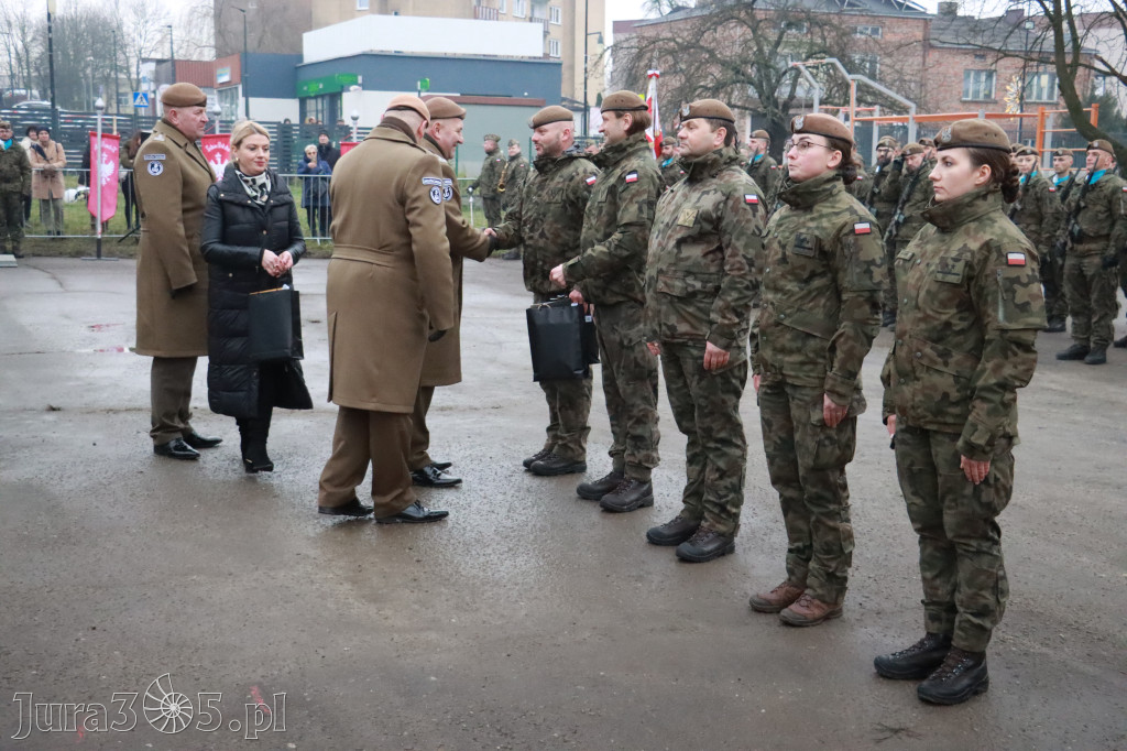 Fotorelacja: Defilada 13. Śląskiej Brygady Obrony Terytorialnej w Myszkowie