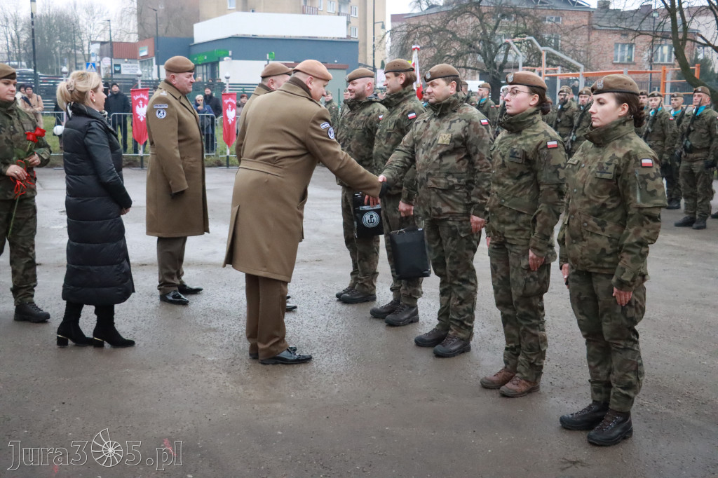 Fotorelacja: Defilada 13. Śląskiej Brygady Obrony Terytorialnej w Myszkowie