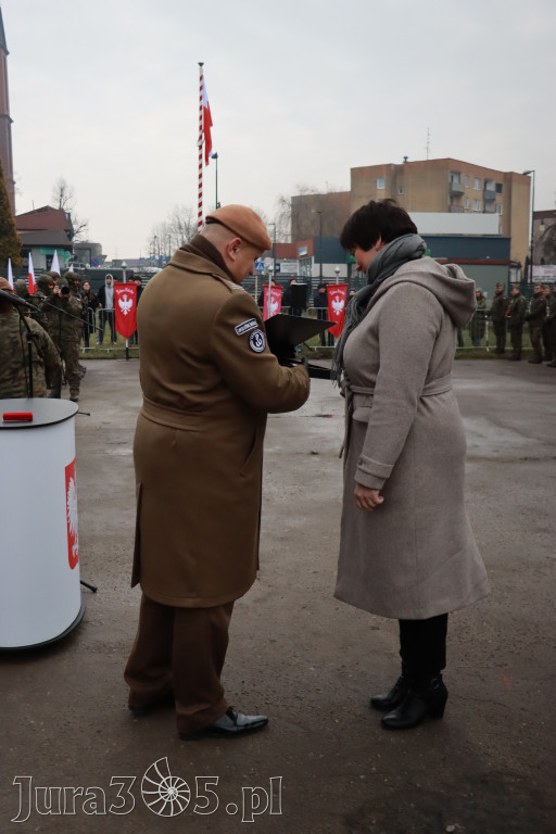Fotorelacja: Defilada 13. Śląskiej Brygady Obrony Terytorialnej w Myszkowie