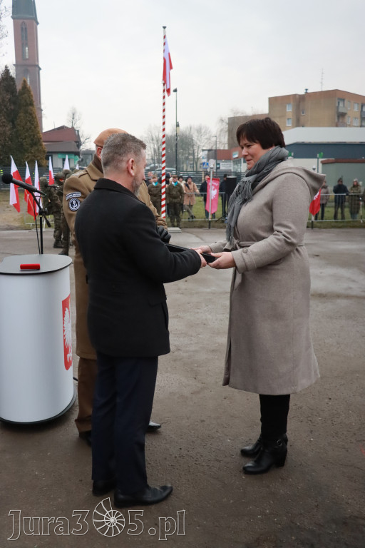 Fotorelacja: Defilada 13. Śląskiej Brygady Obrony Terytorialnej w Myszkowie