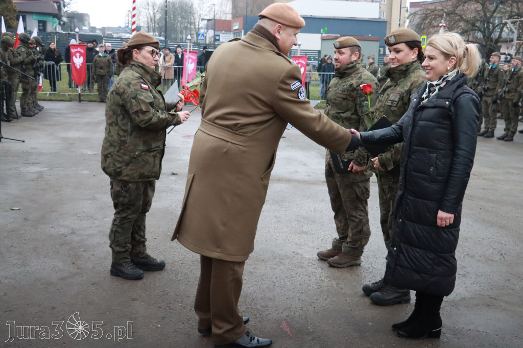 Fotorelacja: Defilada 13. Śląskiej Brygady Obrony Terytorialnej w Myszkowie