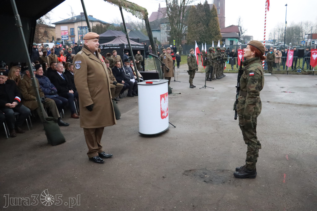 Fotorelacja: Defilada 13. Śląskiej Brygady Obrony Terytorialnej w Myszkowie