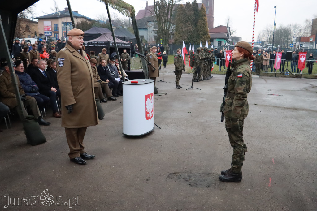 Fotorelacja: Defilada 13. Śląskiej Brygady Obrony Terytorialnej w Myszkowie