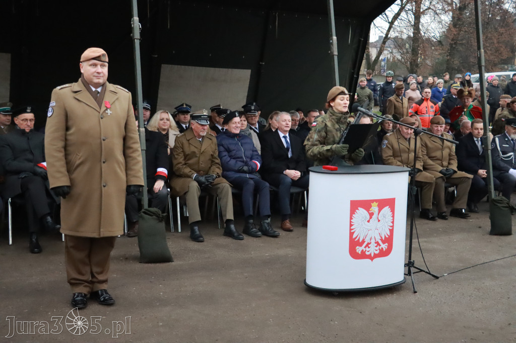 Fotorelacja: Defilada 13. Śląskiej Brygady Obrony Terytorialnej w Myszkowie