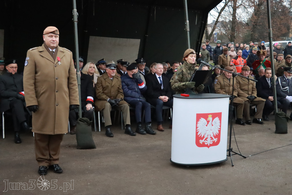 Fotorelacja: Defilada 13. Śląskiej Brygady Obrony Terytorialnej w Myszkowie