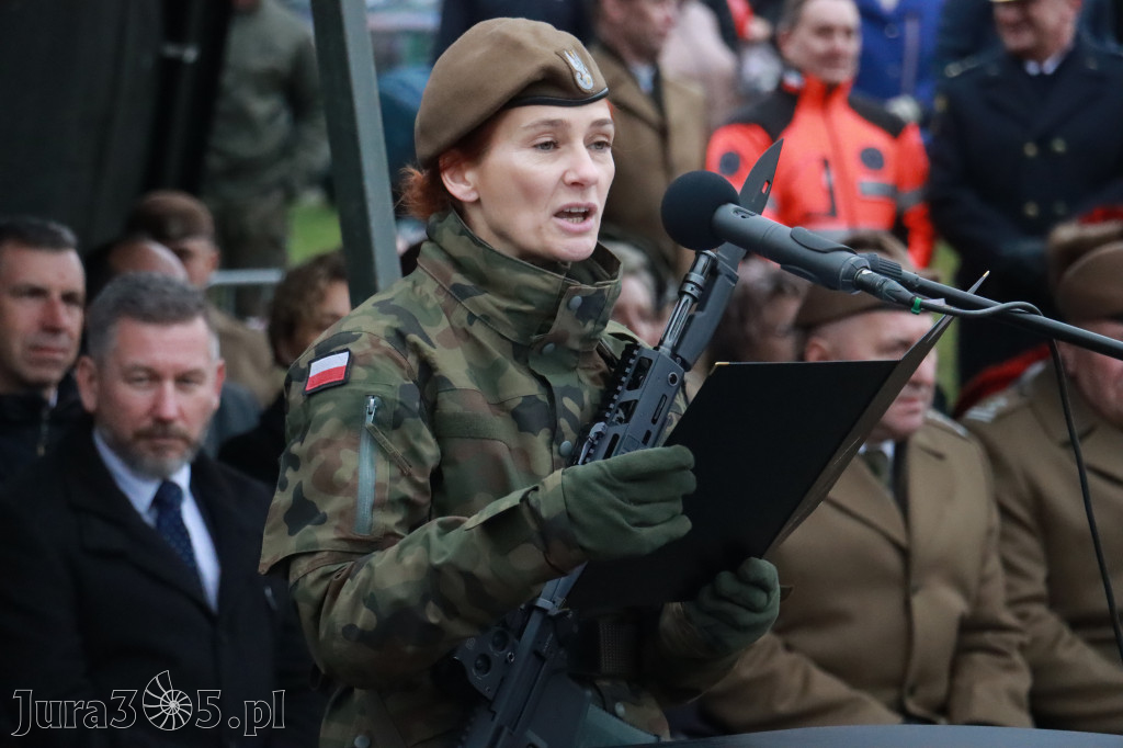 Fotorelacja: Defilada 13. Śląskiej Brygady Obrony Terytorialnej w Myszkowie