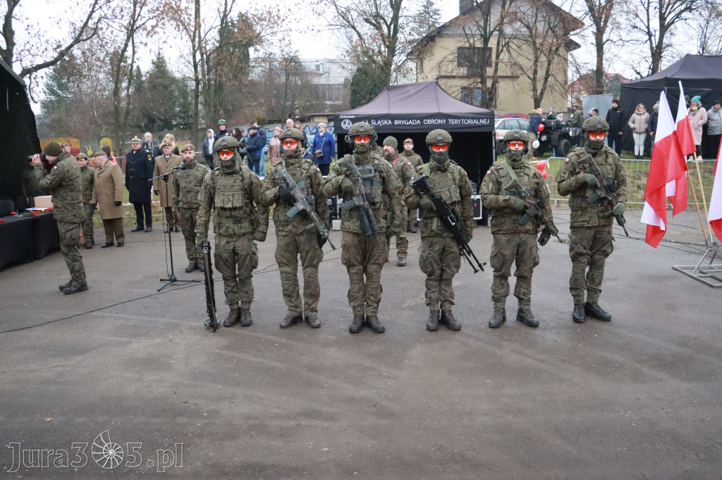 Fotorelacja: Defilada 13. Śląskiej Brygady Obrony Terytorialnej w Myszkowie