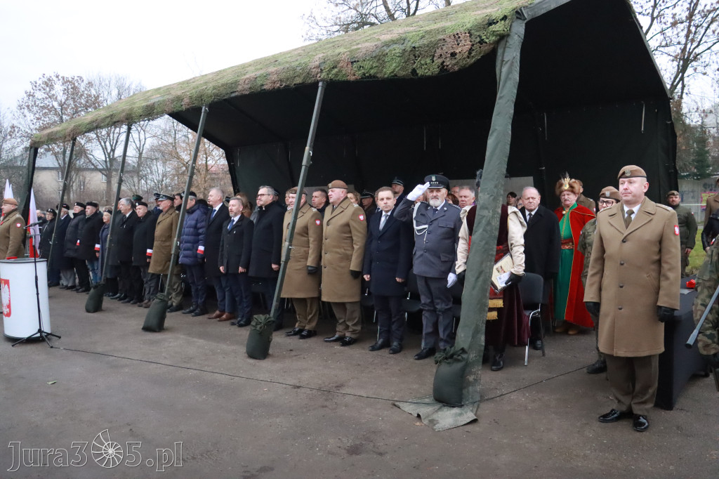 Fotorelacja: Defilada 13. Śląskiej Brygady Obrony Terytorialnej w Myszkowie