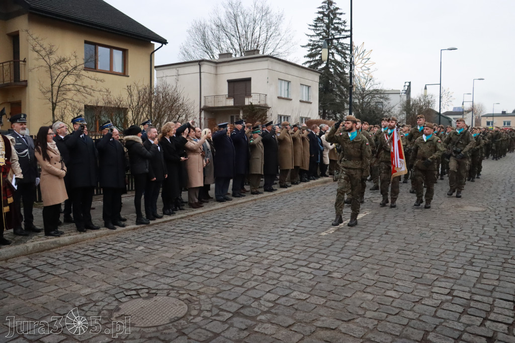 Fotorelacja: Defilada 13. Śląskiej Brygady Obrony Terytorialnej w Myszkowie