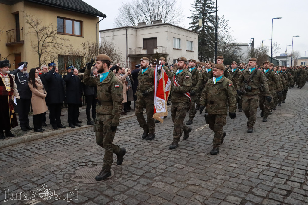 Fotorelacja: Defilada 13. Śląskiej Brygady Obrony Terytorialnej w Myszkowie