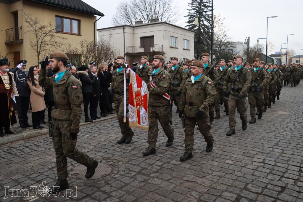 Fotorelacja: Defilada 13. Śląskiej Brygady Obrony Terytorialnej w Myszkowie