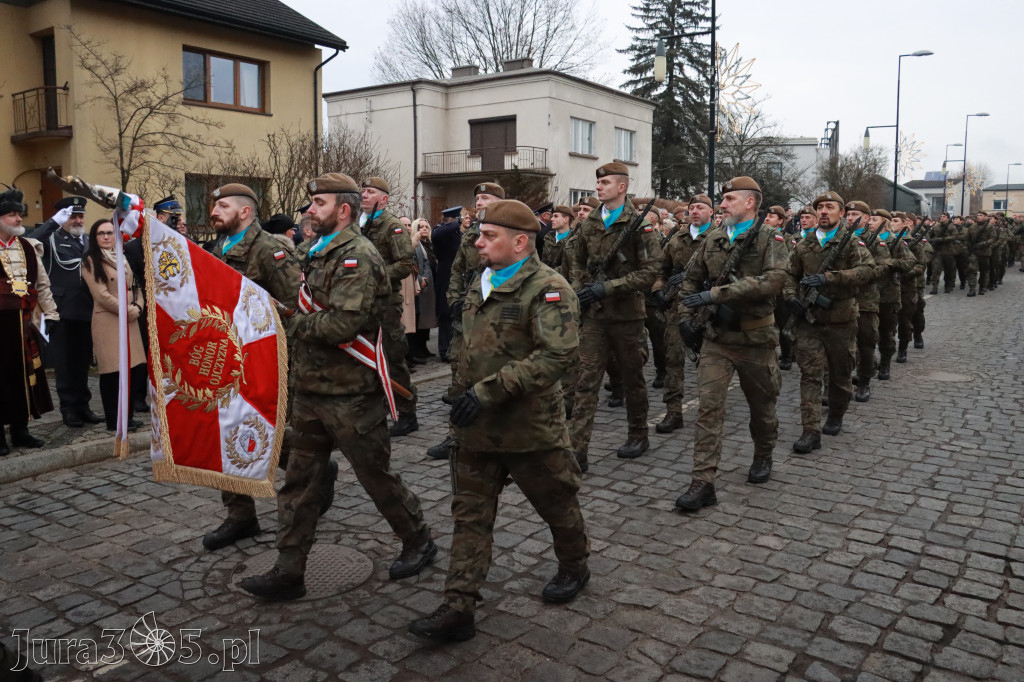Fotorelacja: Defilada 13. Śląskiej Brygady Obrony Terytorialnej w Myszkowie