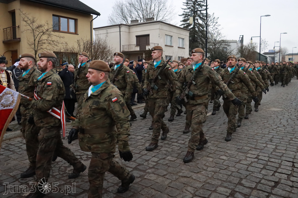 Fotorelacja: Defilada 13. Śląskiej Brygady Obrony Terytorialnej w Myszkowie