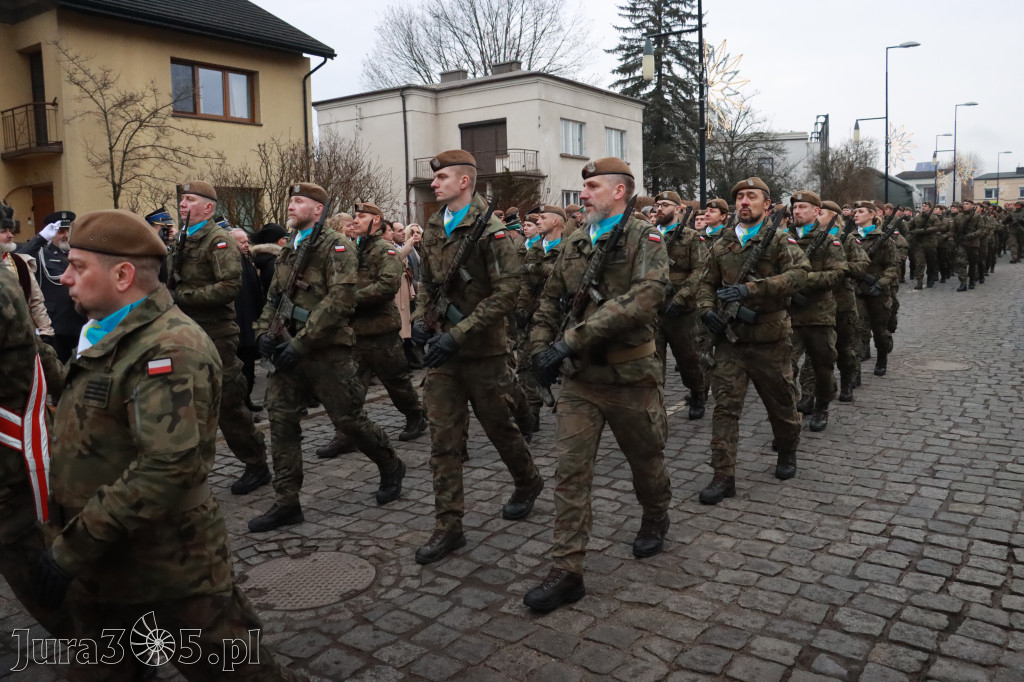 Fotorelacja: Defilada 13. Śląskiej Brygady Obrony Terytorialnej w Myszkowie
