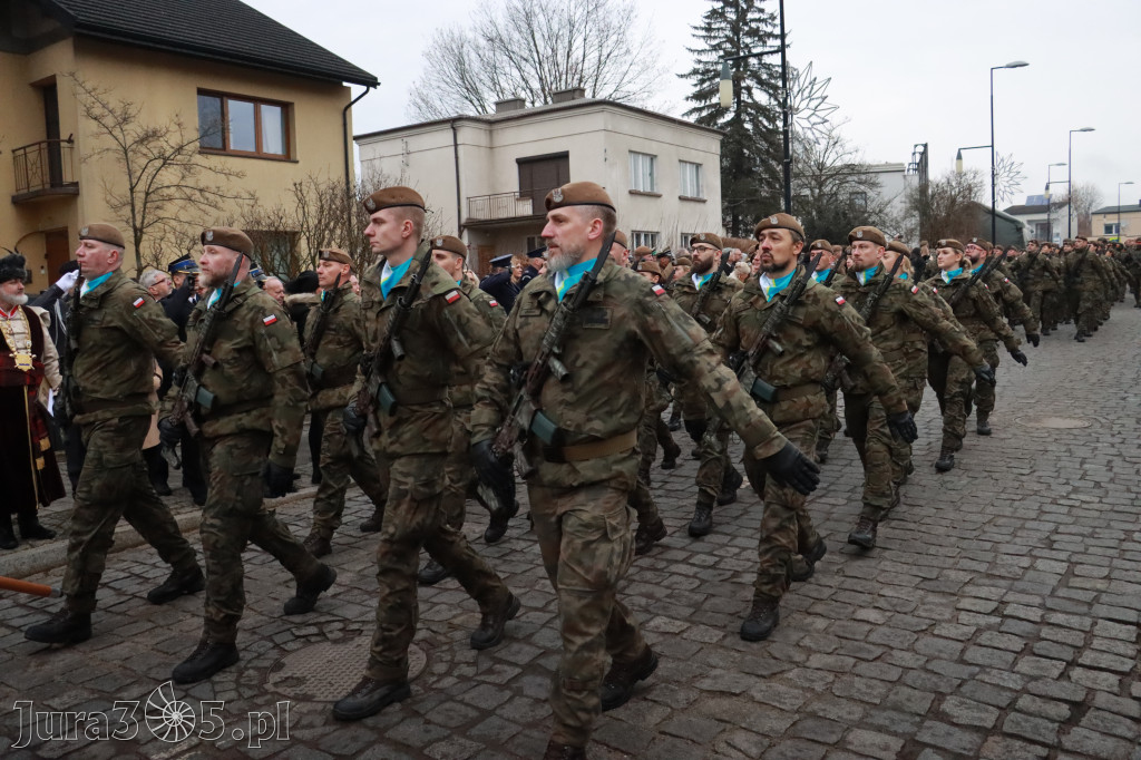 Fotorelacja: Defilada 13. Śląskiej Brygady Obrony Terytorialnej w Myszkowie