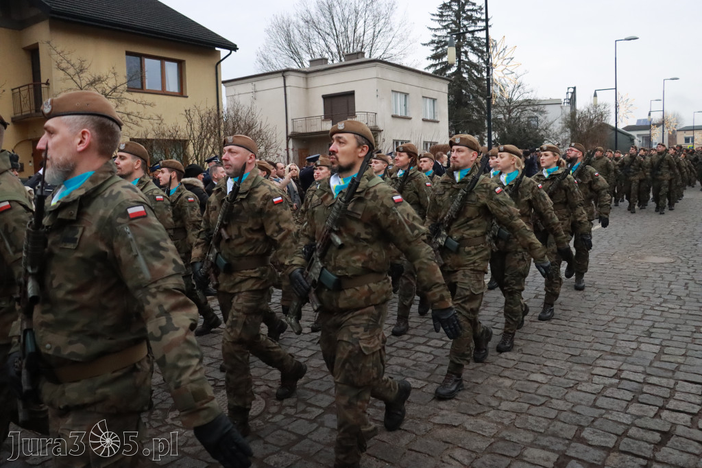 Fotorelacja: Defilada 13. Śląskiej Brygady Obrony Terytorialnej w Myszkowie