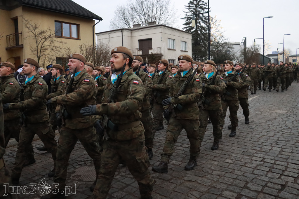 Fotorelacja: Defilada 13. Śląskiej Brygady Obrony Terytorialnej w Myszkowie