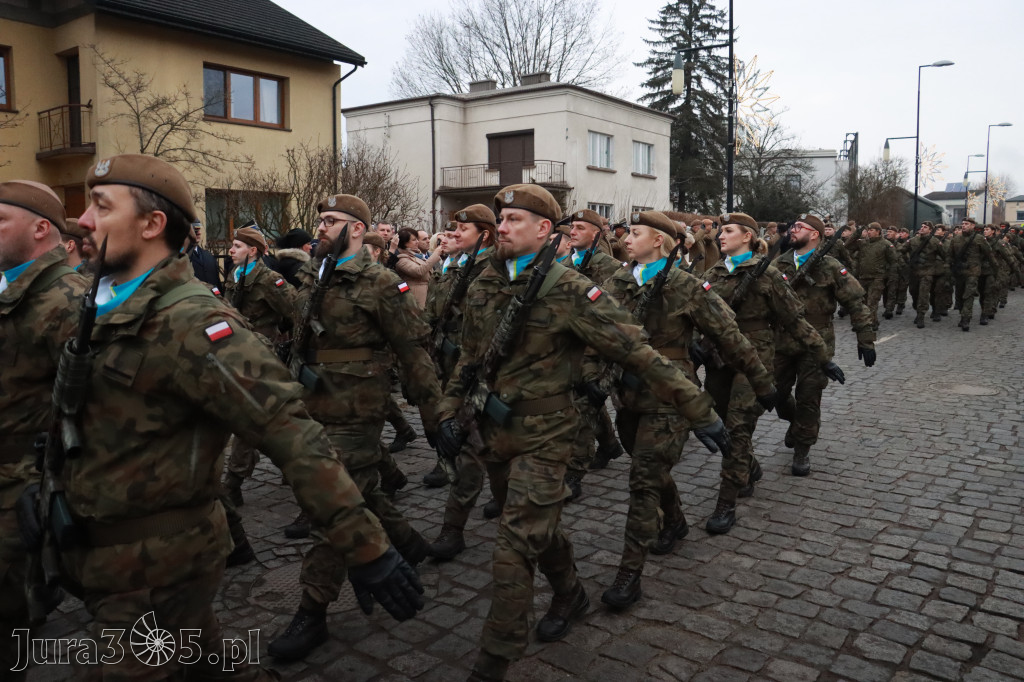 Fotorelacja: Defilada 13. Śląskiej Brygady Obrony Terytorialnej w Myszkowie
