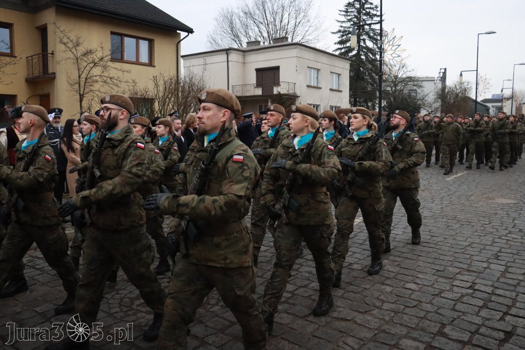 Fotorelacja: Defilada 13. Śląskiej Brygady Obrony Terytorialnej w Myszkowie