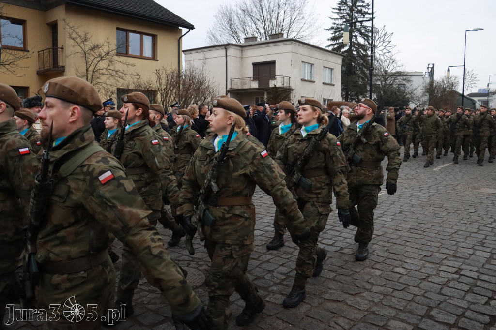 Fotorelacja: Defilada 13. Śląskiej Brygady Obrony Terytorialnej w Myszkowie