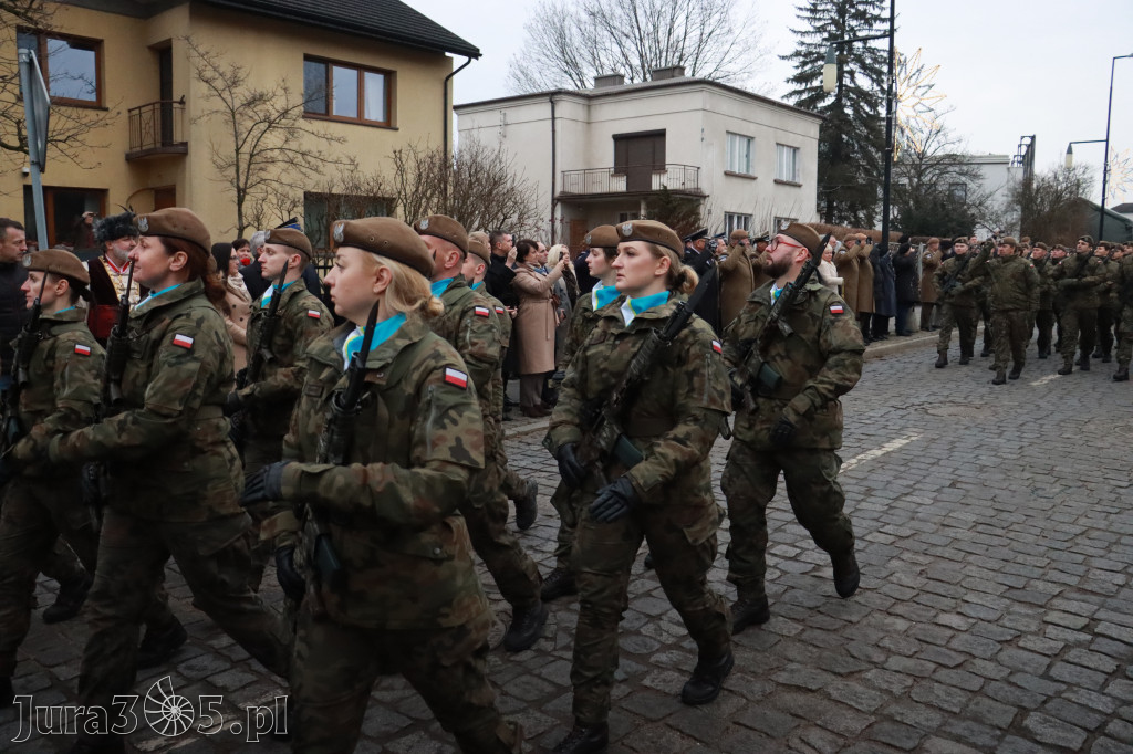 Fotorelacja: Defilada 13. Śląskiej Brygady Obrony Terytorialnej w Myszkowie